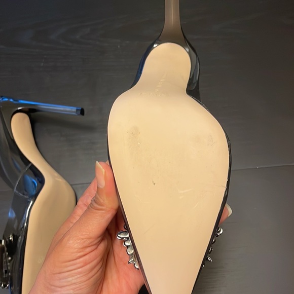 NWOT GOOD AMERICAN CINDER-F*CKING-RELLA PUMP - Picture 6 of 8